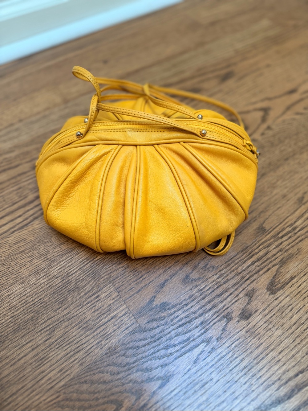 Brio! Midcentury Modern Vintage Yellow Purse